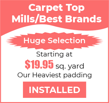 Carpet Top Mills Best Brands Installed Padding